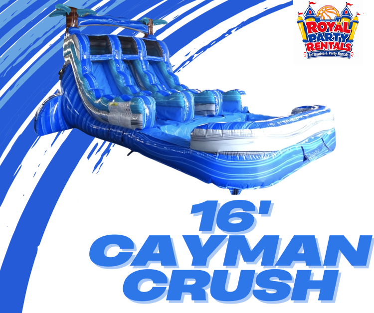 16' Cayman Crush Dual Lane Water Slide